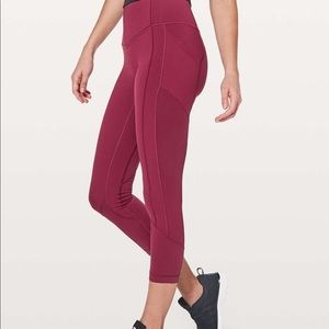 Lululemon All The Right Places - 25” in Ruby Wine